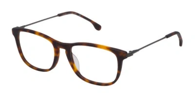 Lozza Vl4147 Men's Glasses, Tortoiseshell, Size 53 In Brown