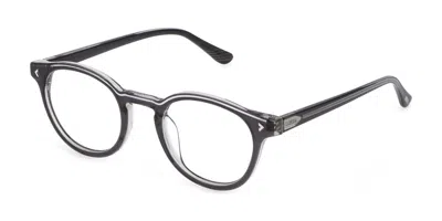 Lozza Vl4293 Men's Glasses, Clear, Size 47 In Gray