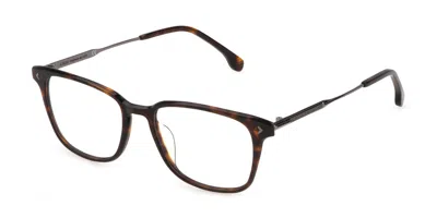 Lozza Vl4306 Portofino 4 Men's Glasses, Tortoiseshell, Size 52 In Brown