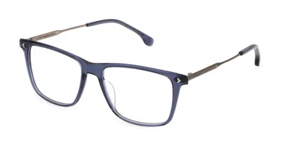 Lozza Vl4307 Portofino 5 6nay Men's Glasses Clear Size 55 - Free Lenses - Blue Light Block Available In Gray