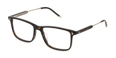 Lozza Vl4311 Sorrento 2 Men's Glasses, Tortoiseshell, Size 55 In Brown