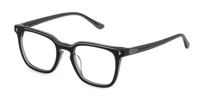 Lozza Vl4318 Taormina 6 01al Men's Glasses Black Size 51 - Free Lenses - Blue Light Block Available