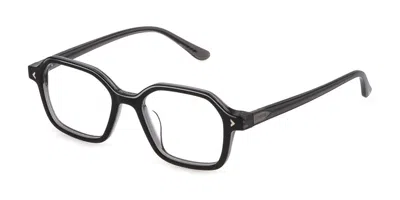 Lozza Vl4319 Taormina 7 01al Men's Glasses Black Size 50 - Free Lenses - Blue Light Block Available