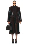 Lpa Adriano Coat In Black & Brown