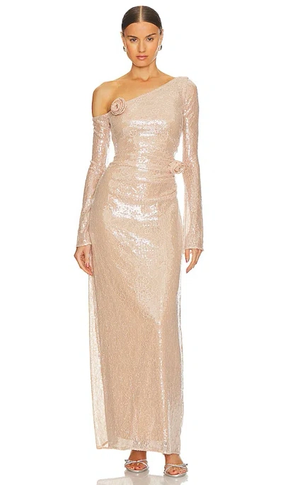 Lpa Aniella Gown In Champagne