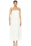 Lpa Annalie Midi Dress In White