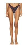 Lpa Antonia Bottom In Black Poppy Floral