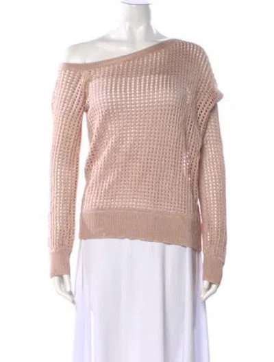 Pre-owned Lpa Bateau Neckline Sweater In Neutral