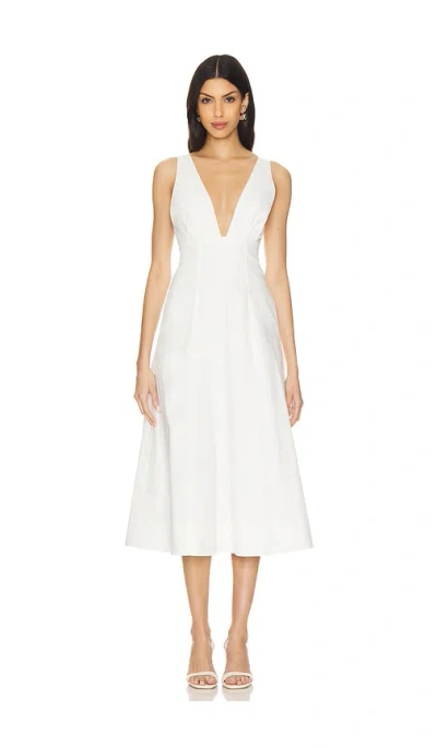 Lpa Brooke Midi Dress In Ivory