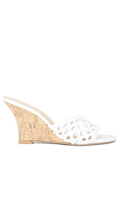 Lpa Cane Weave Wedge In White