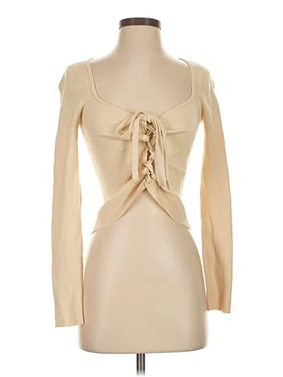 Pre-owned Lpa Cardigan Sweater In Tan