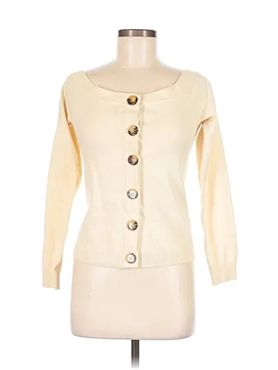 Pre-owned Lpa Cardigan Sweater In White