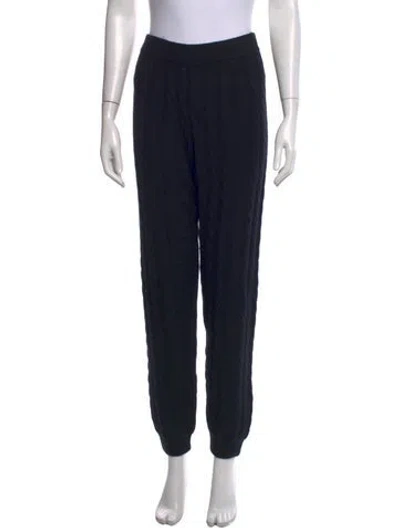 Pre-owned Lpa Cashmere Straight Leg Pants In Black
