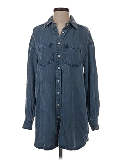 Pre-owned Lpa Casual Dress In Blue