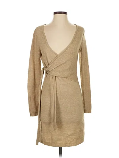 Pre-owned Lpa Casual Dress In Brown