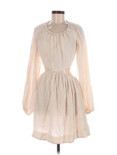 Pre-owned Lpa Casual Dress In Ivory