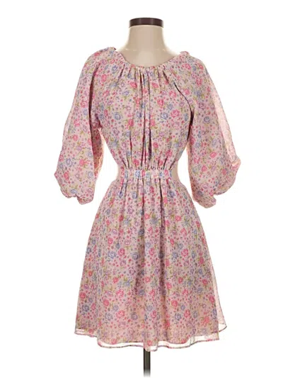 Pre-owned Lpa Casual Dress In Pink