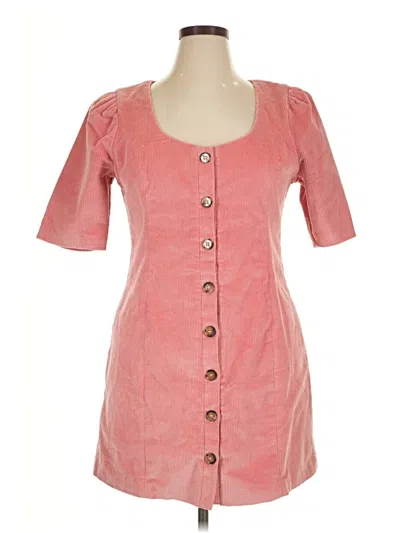 Pre-owned Lpa Casual Dress In Pink