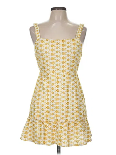 Pre-owned Lpa Casual Dress In Yellow