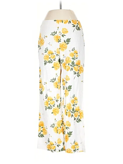 Pre-owned Lpa Casual Pants In Yellow