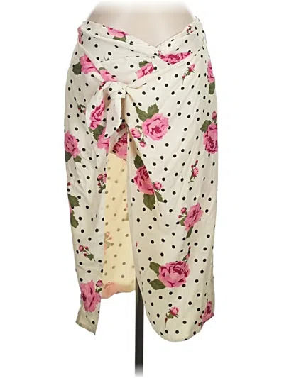 Pre-owned Lpa Casual Skirt In White