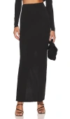 Lpa Cedella Column Maxi Skirt In Black