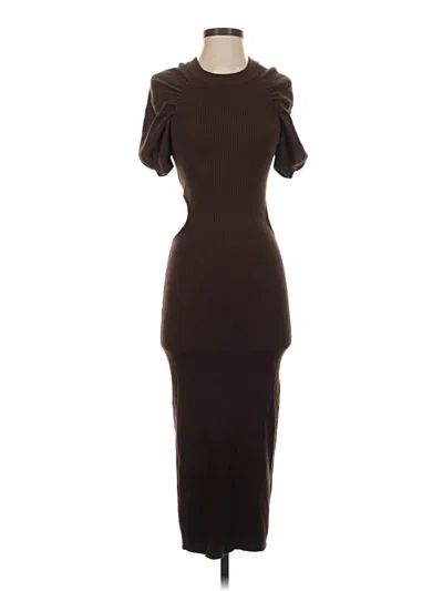 Pre-owned Lpa Cocktail Dress In Brown