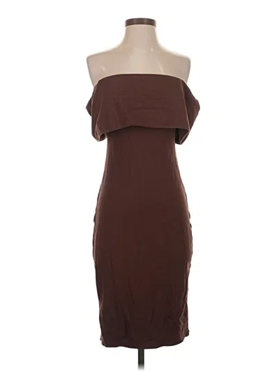 Pre-owned Lpa Cocktail Dress In Brown