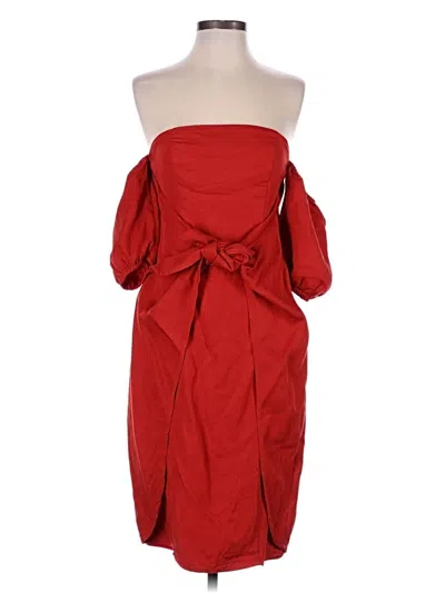 Pre-owned Lpa Cocktail Dress In Red