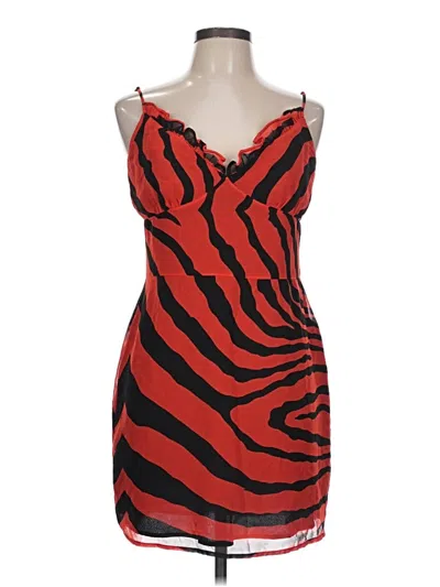 Pre-owned Lpa Cocktail Dress In Red