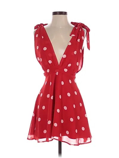 Pre-owned Lpa Cocktail Dress In Red