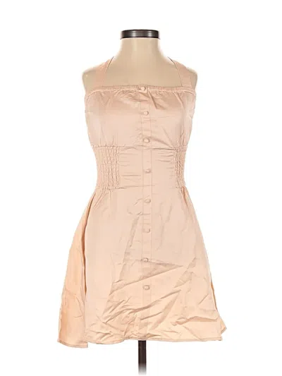 Pre-owned Lpa Cocktail Dress In Tan