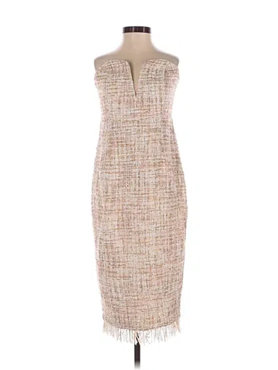 Pre-owned Lpa Cocktail Dress In Tan