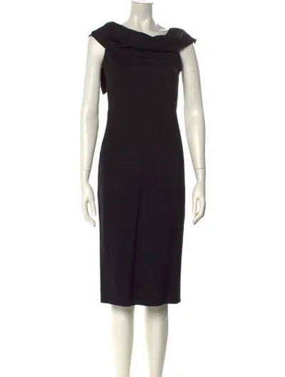 Pre-owned Lpa Cowl Neck Knee-length Dress W/ Tags In Black