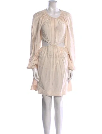 Pre-owned Lpa Crew Neck Mini Dress W/ Tags In Pink