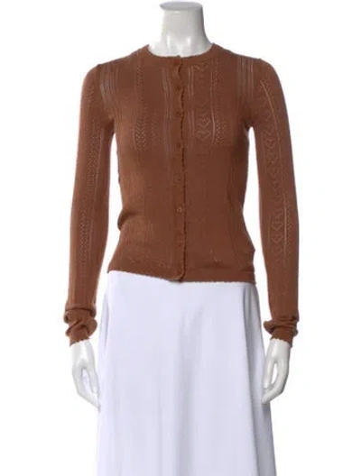 Pre-owned Lpa Crew Neck Sweater In Brown