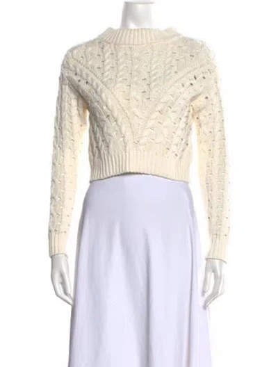 Pre-owned Lpa Crew Neck Sweater In Neutrals