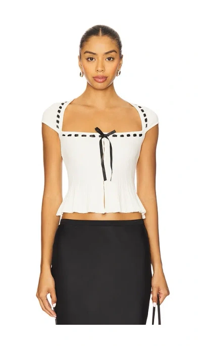 Lpa Denisa Top In White