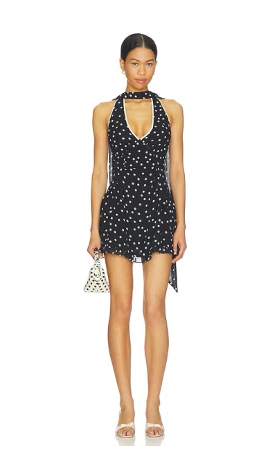 Lpa Dorothy Mini Dress In Black