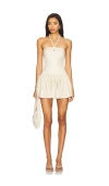 Lpa Ella Mini Dress In Neutral