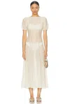 Lpa Emory Midi Dress In Ivory