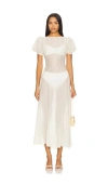 Lpa Emory Midi Dress In Ivory