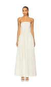 Lpa Everli Maxi Dress In White