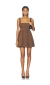 Lpa Giovanna Mini Dress In Brown