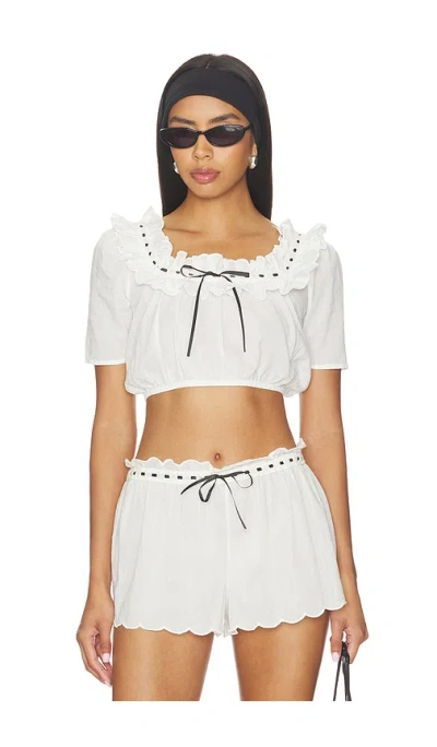 Lpa Gracie Top In White