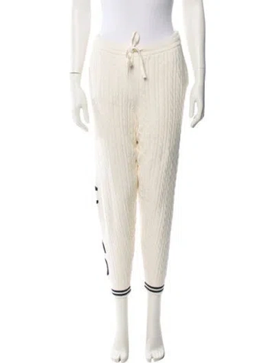 Pre-owned Lpa Graphic Print Sweatpants In Neutral