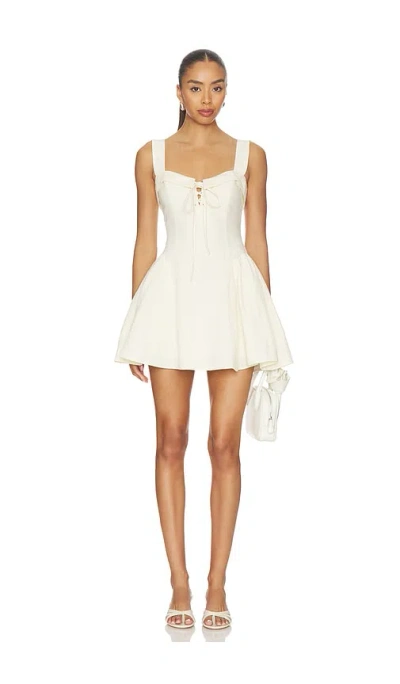 Lpa Hailey Mini Dress In White