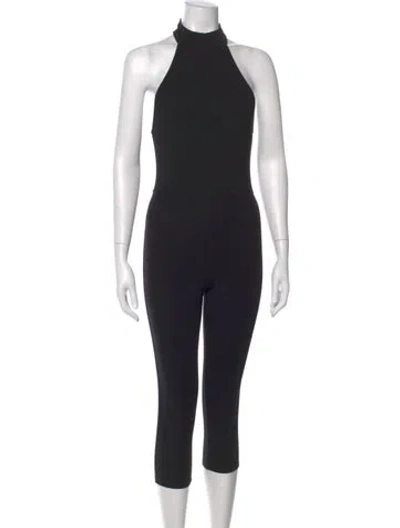 Pre-owned Lpa Halterneck Jumpsuit In Black