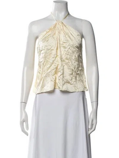 Pre-owned Lpa Halterneck Sleeveless Top W/ Tags In White