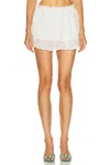 Lpa Jen Mini Skirt In White